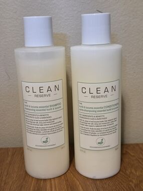 CLEAN Reserve Buriti & Tucuma Shampoo + Conditioner Set - NEW & FACTORY SEALED!